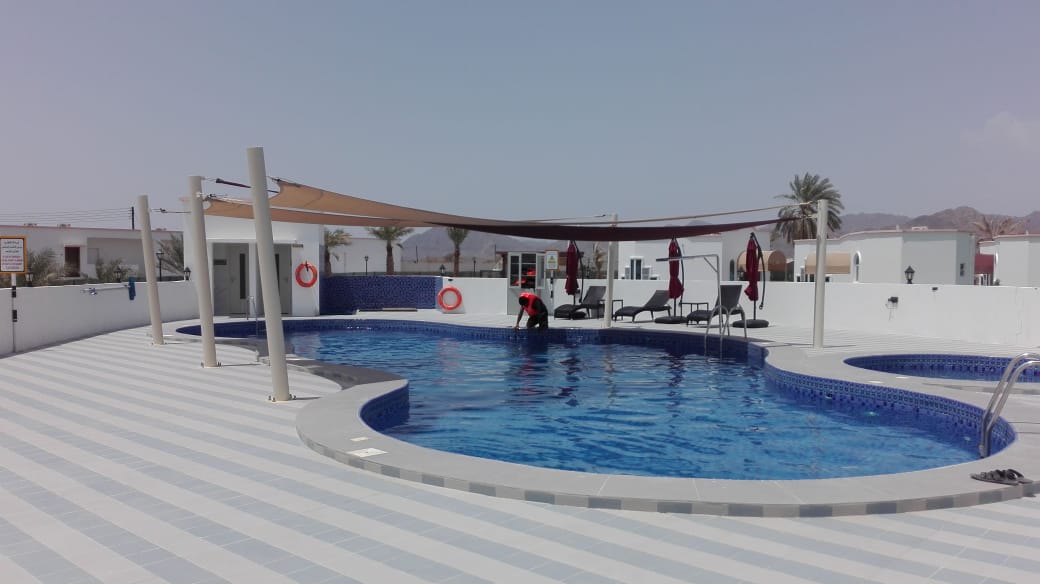 Public swimming pool